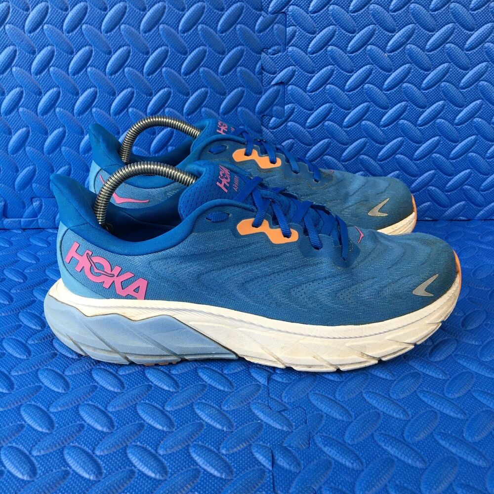 Hoka One One Arahi 6 Womens Running Shoes Yellow Athletic Sneakers Size 10.5B